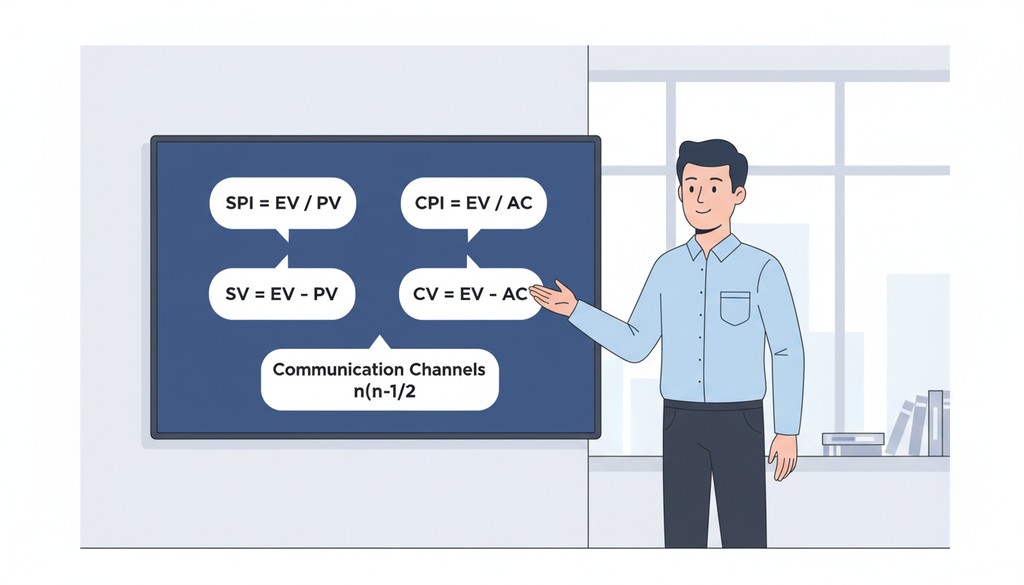 PMP Math Questions: 5 Essential Formulas for 2026 Exam